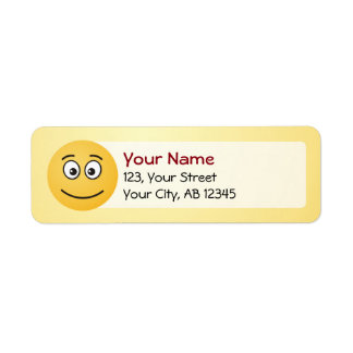 Smiling Face with Open Eyes Label