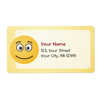 Smiling Face with Open Eyes Label