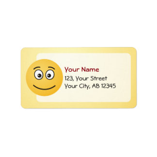 Smiling Face with Open Eyes Label