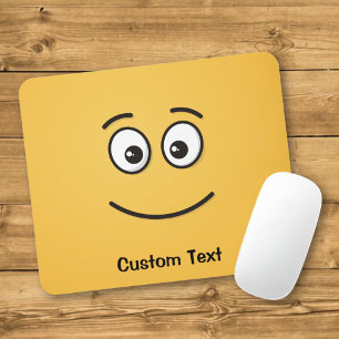 Smiling Face with Open Eyes Mouse Pad