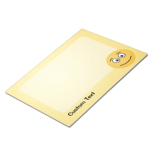 Smiling Face with Open Eyes Notepad (Angled)