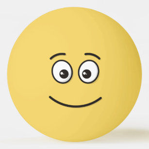 Smiling Face with Open Eyes Ping Pong Ball