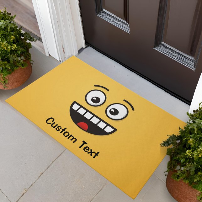 Smiling Face with Open Mouth Doormat (Creator Uploaded)