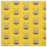 Smiling Face with Open Mouth Fabric