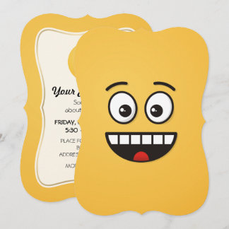 Smiling Face with Open Mouth Invitation