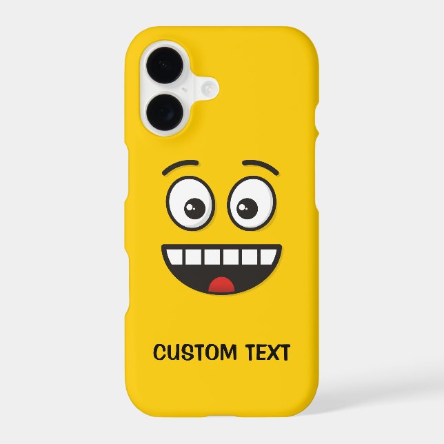 Smiling Face with Open Mouth iPhone Case (Back)