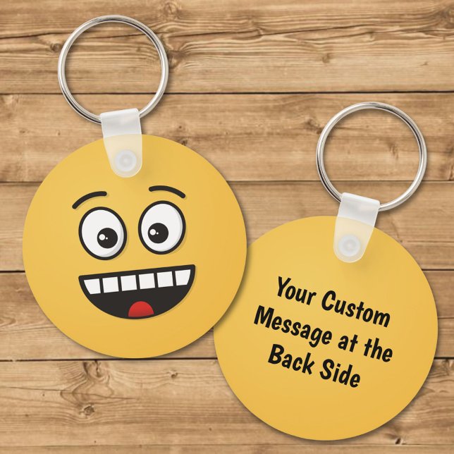 Smiling Face with Open Mouth Keychain (Creator Uploaded)