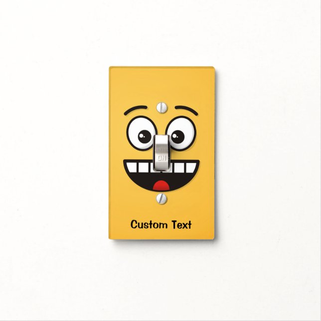 Smiling Face with Open Mouth Light Switch Cover (In Situ)