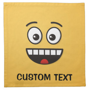 Smiling Face with Open Mouth Napkin