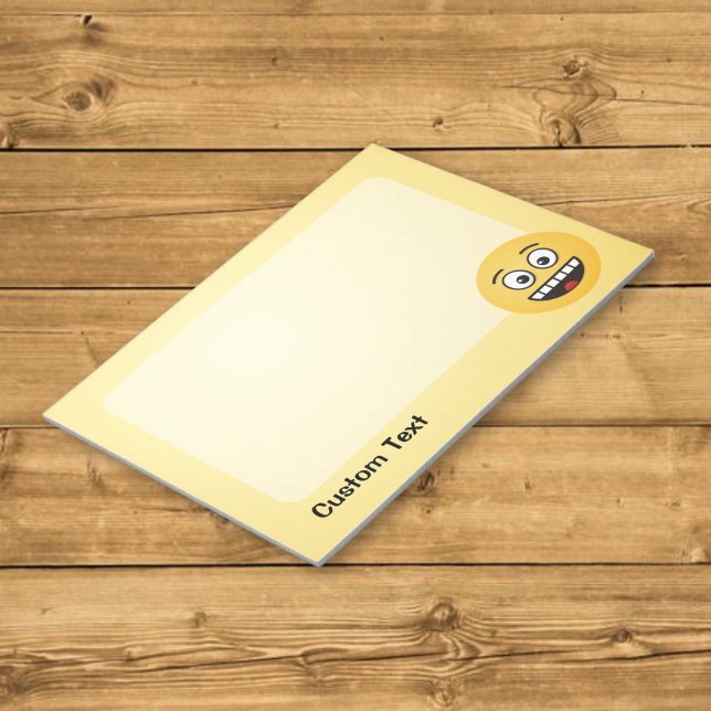 Smiling Face with Open Mouth Notepad (Creator Uploaded)