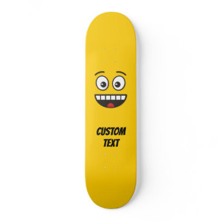 Smiling Face with Open Mouth Skateboard