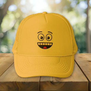 Smiling Face with Open Mouth Trucker Hat