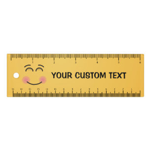 Smiling Face with Smiling Eyes 6 inch Ruler