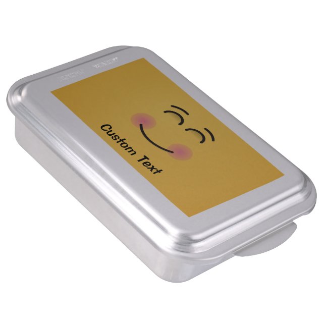 Smiling Face with Smiling Eyes Cake Pan (Side)