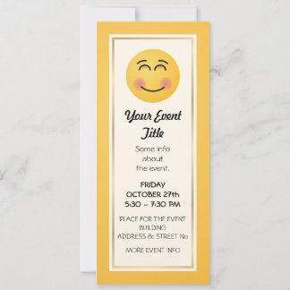 Smiling Face with Smiling Eyes Invitation