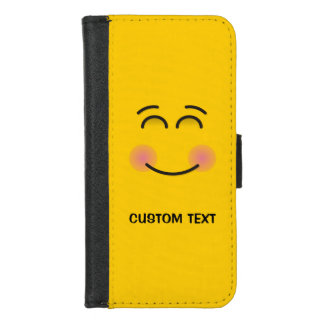 Smiling Face with Smiling Eyes iPhone Wallet Case