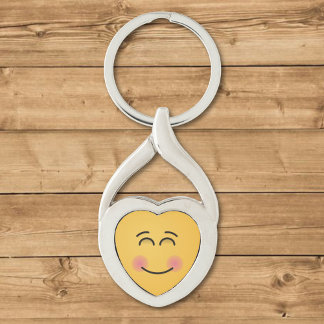 Smiling Face with Smiling Eyes Keychain