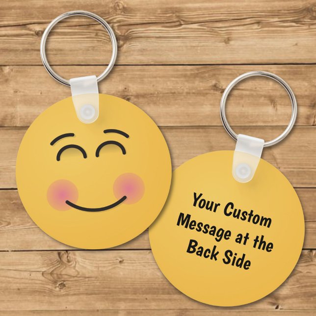 Smiling Face with Smiling Eyes Keychain (Creator Uploaded)