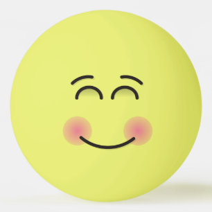 Smiling Face with Smiling Eyes Ping-Pong Ball