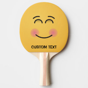 Smiling Face with Smiling Eyes Ping-Pong Paddle