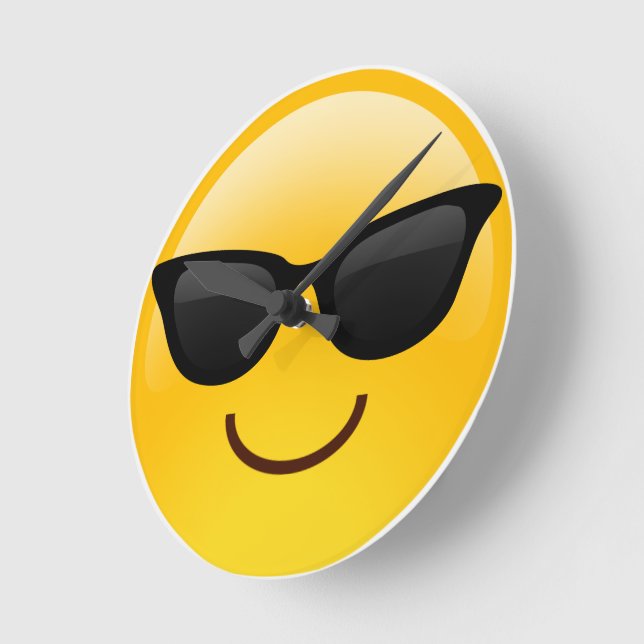 ☺︎☺︎☺︎ 😎 Smiling Face with Sunglasses Emoji Sticker - Die-Cut
