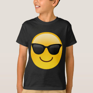 Smiling Face With Sunglasses Cool Emoji T-Shirt
