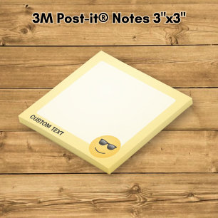 Smiling Face with Sunglasses Post-it Notes