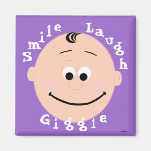 Smiling Faces Baby Face Magnet