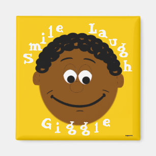 Smiling Faces Ethnic Boy Magnet