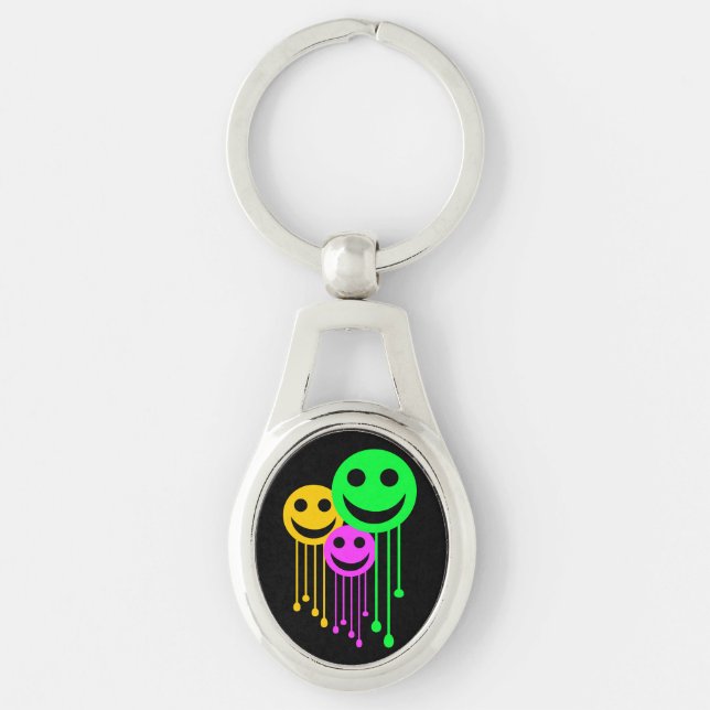 Smiling faces keychain (Front)