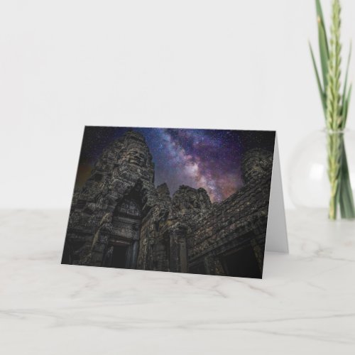 Smiling Faces of Bayon Note Card