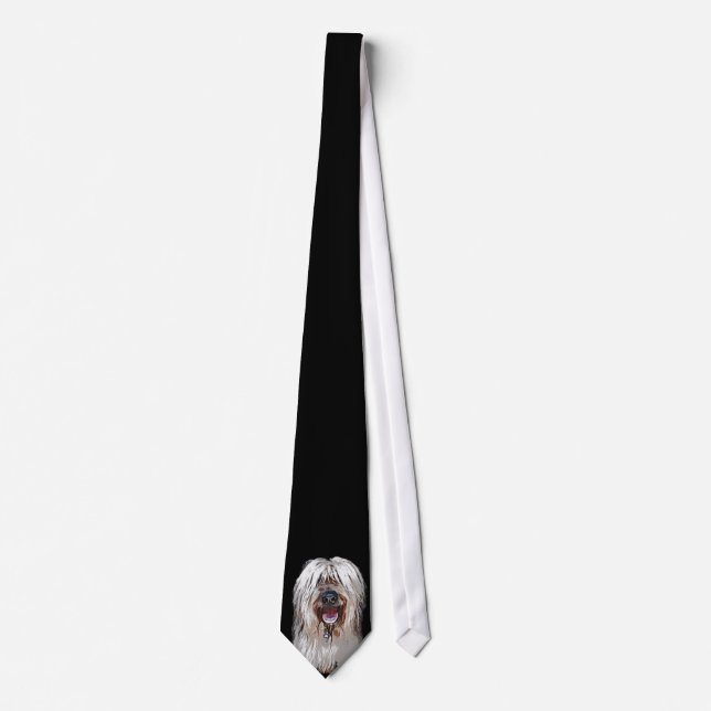 Smiling Fawn Briard Neck Tie (Front)