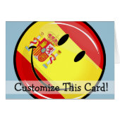 Smiling Flag of Spain (Front Horizontal)