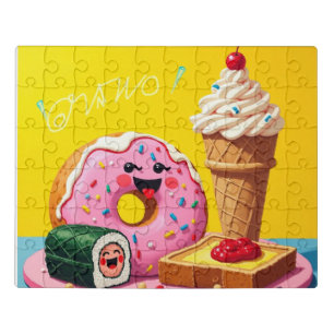 SMILING FOOD JIGSAW PUZZLE
