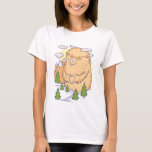 &quot;Smiling Forest Feast: Nature&#39;s Bounty&quot; T-Shirt