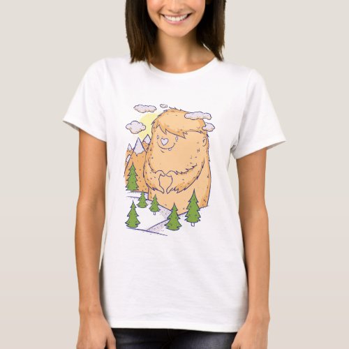 Smiling Forest Feast Natures Bounty T_Shirt