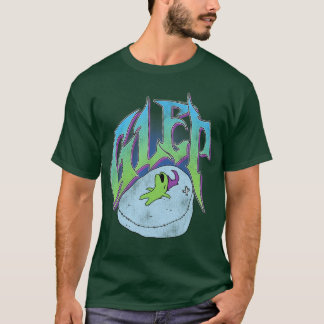 Smiling Friends Napping Glep Colorful Old English T-Shirt