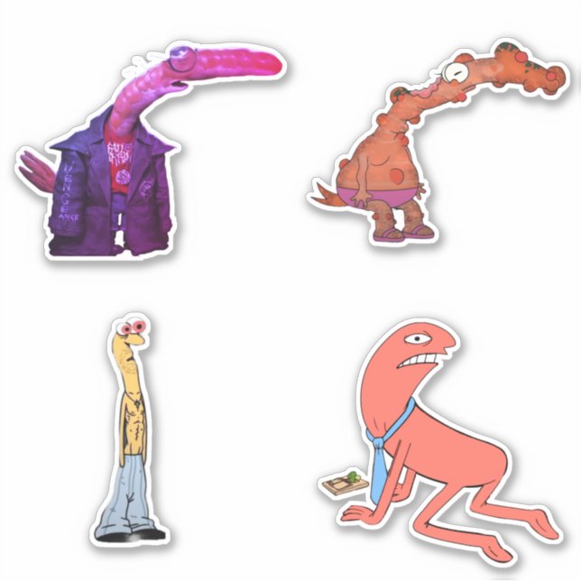 Smiling Friends Shrimp the Drip Adult Swim Cool Sticker Zazzle