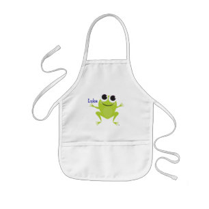Smiling Frog Personalized Children's Apron