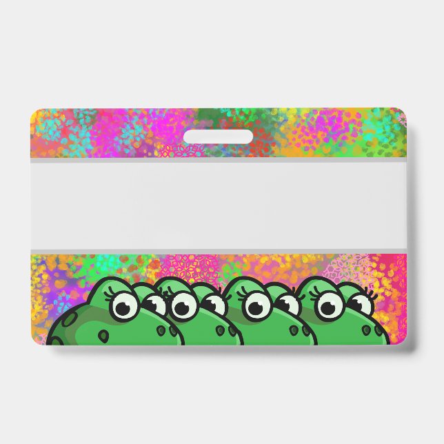 Smiling Frogs Badge (Front)