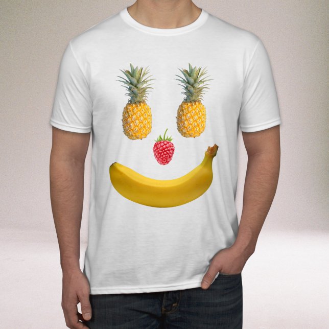 Smiling Fruit Face T-Shirt (Creator Uploaded)