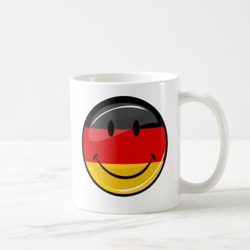Smiling German Flag Coffee Mug