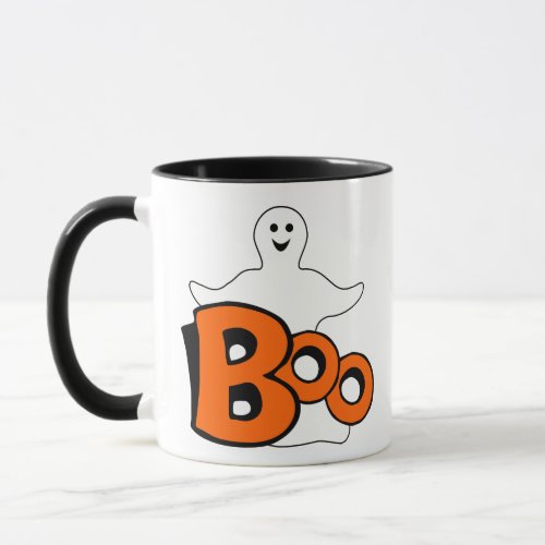 Smiling Ghost Boo Mug
