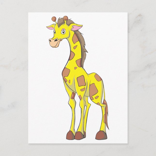 Smiling Giraffe Postcard (Front)