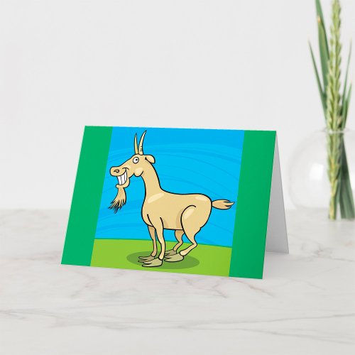 Smiling Goat Greeting Cards