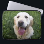 Smiling Golden Retriever   Laptop Sleeve<br><div class="desc">Those eyes... that smile... they always get you... and the Golden Retriever knows it!

Customize as you wish!</div>