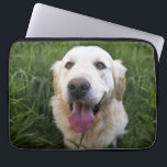 Smiling Golden Retriever   Laptop Sleeve<br><div class="desc">Those eyes... that smile... they always get you... and the Golden Retriever knows it!

Customize as you wish!</div>