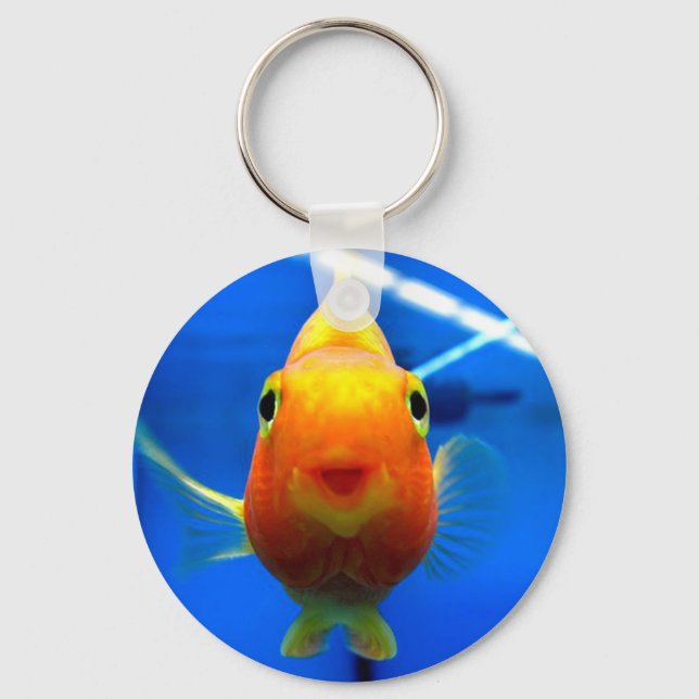 Smiling Goldfish Key Chain (Front)