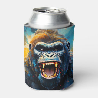 Smiling Gorilla Can Cooler