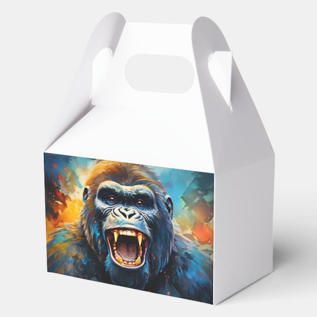 Smiling Gorilla  Favor Boxes (Front)
